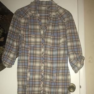 Plaid tunic